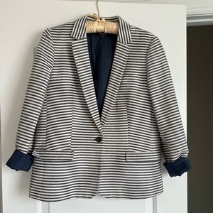 Madewell stripped blazer